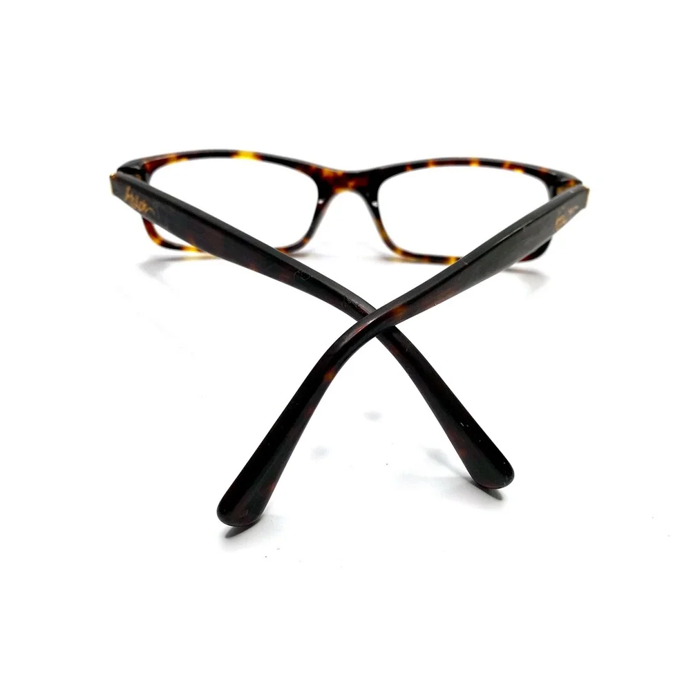 Ralph Lauren RA7060 1378 Brown Tortoise Shell Rectangular Eyeglasses 50-17-135